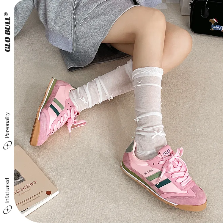 GLOBULL春夏季2025新款德训鞋子男女同款板鞋百搭休闲运动阿甘鞋