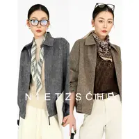 尼采官方直营｜经典返场｜意式老钱风 羊毛 宽松英伦气质外套61960