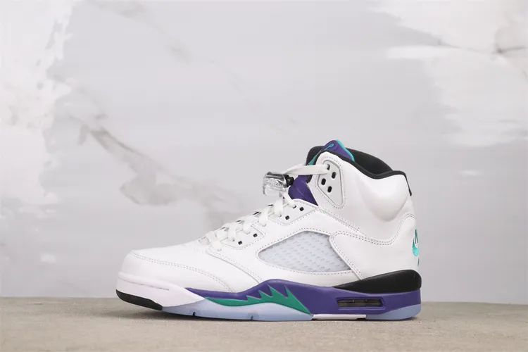 乔5白紫葡萄女鞋运动鞋男鞋实战防滑篮球鞋百搭男子休闲鞋跑步鞋