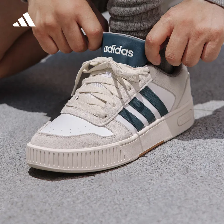 流光风 阿迪达斯「小锯齿」D-PAD CLASSIC美高风篮球风板鞋JH8812