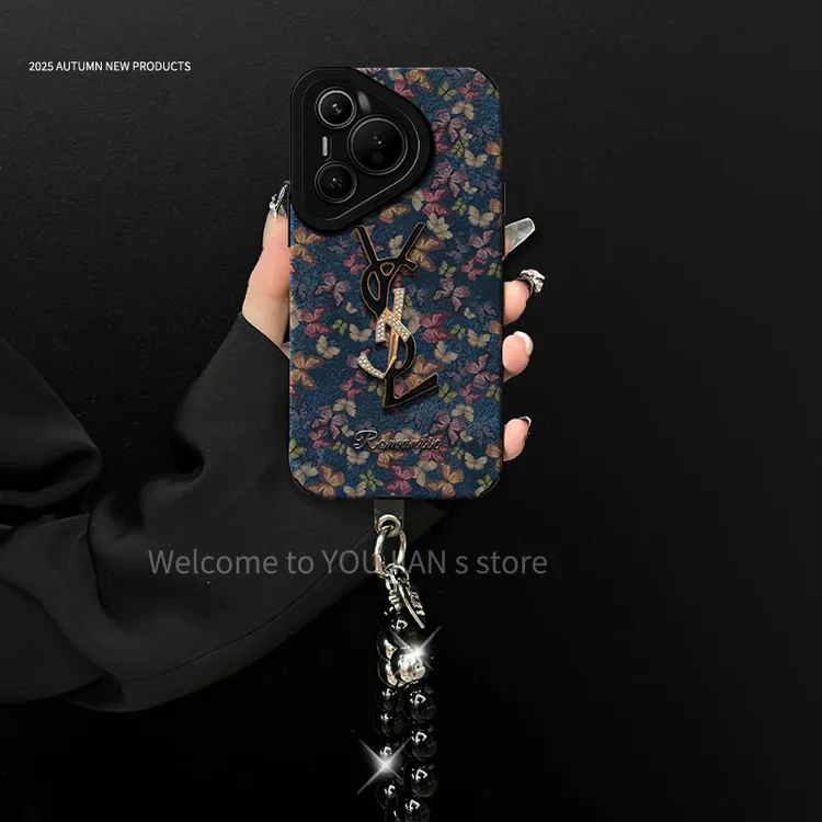 汇客凡品【华为Pura70系列】潮牌网红复古蝴蝶防摔手机壳女款