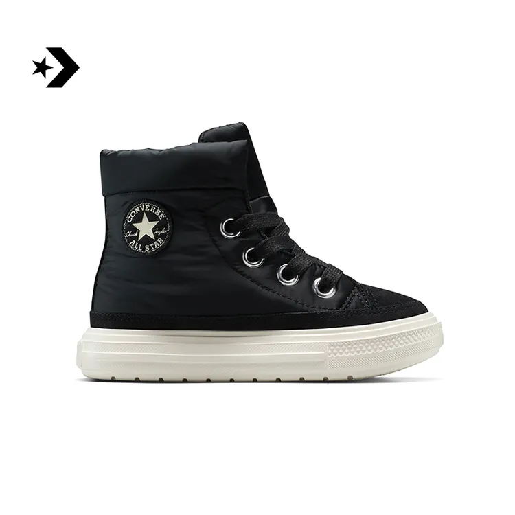 【面包鞋】匡威AllStarElementsBoot秋冬新品蓬蓬短靴暖夜黑A14171C