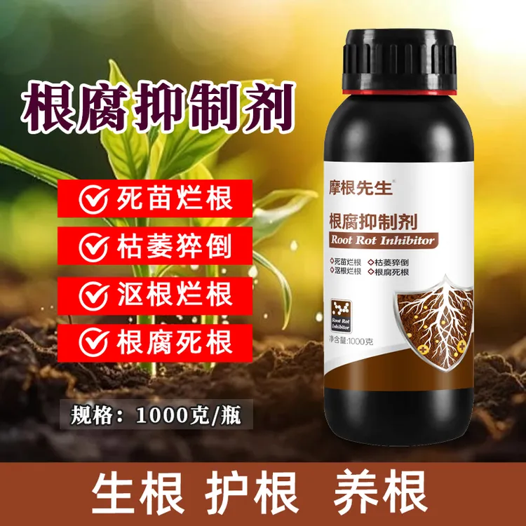 艾福特根腐抑制剂猝倒烂根茎基腐死棵僵苗快速壮根净化土壤抗病