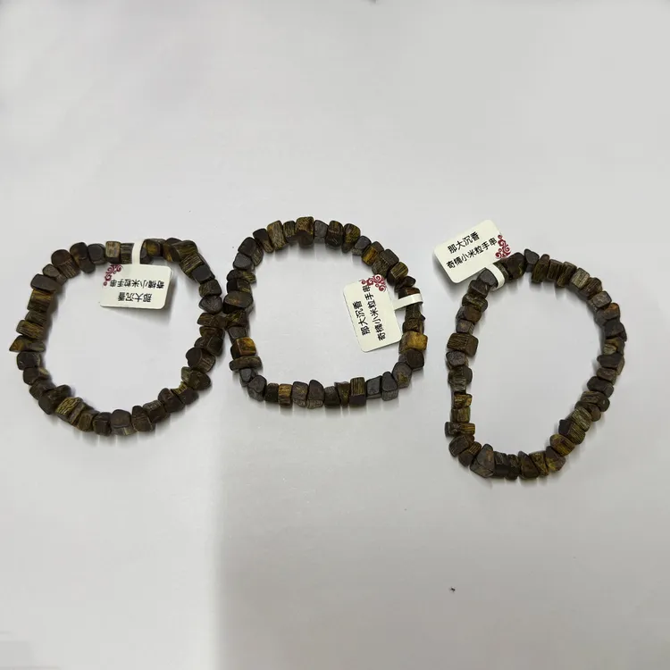 沉香海南沉香小米粒手串自然结香随型单圈多样性发货发其一