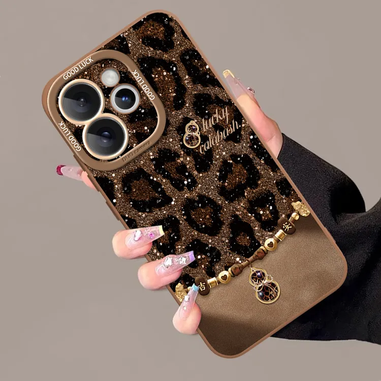 豹纹幸运葫芦适用opporeno15pro手机壳reno15创意新中式14pro防摔