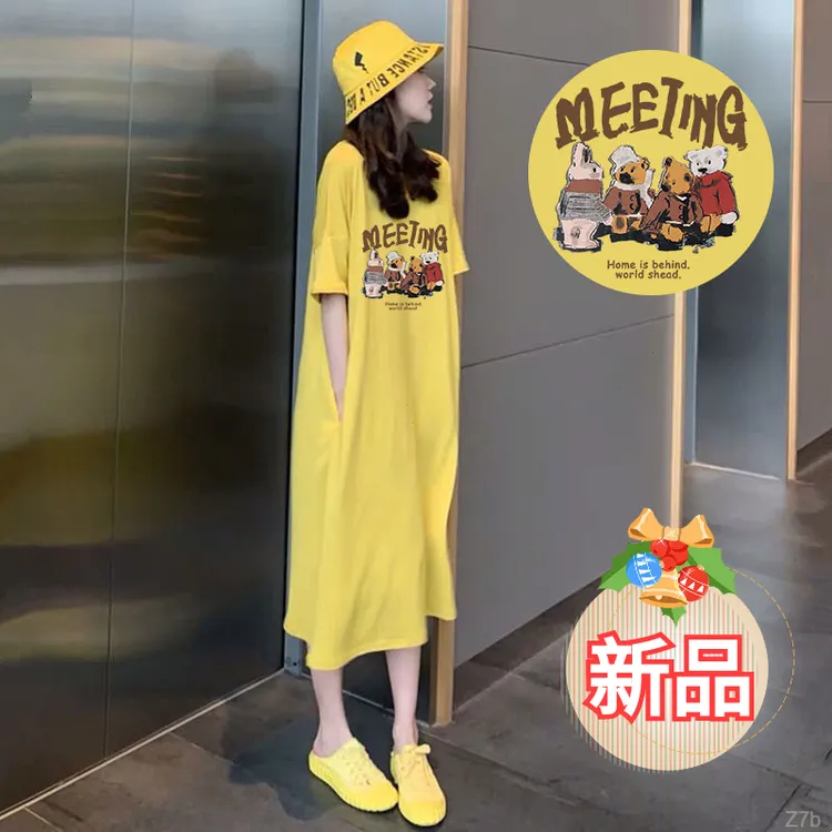 2024超夏季新款短袖t恤小众设计显瘦宽夏季大码遮肚宽松显瘦T恤