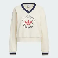 【玖伍AD】TEAM SWEATCREW毛圈布运动宽松V领卫衣套头衫KC5845