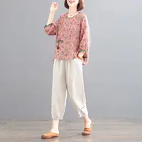HH#【170斤可穿】【单/套装】宽松两件套棉麻夏装新款遮肉显瘦DY2668