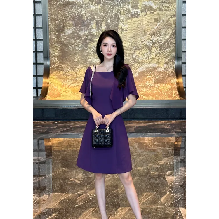 YUANBAO【栀赫Brilliant】夏季法式高级优雅时尚清冷系禅意衣服女