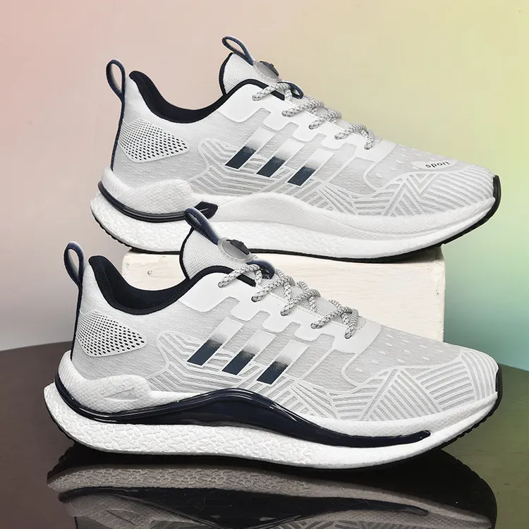 萍果璐易2025新款透气休闲情侣夏季软底回弹舒适网面运动跑步鞋