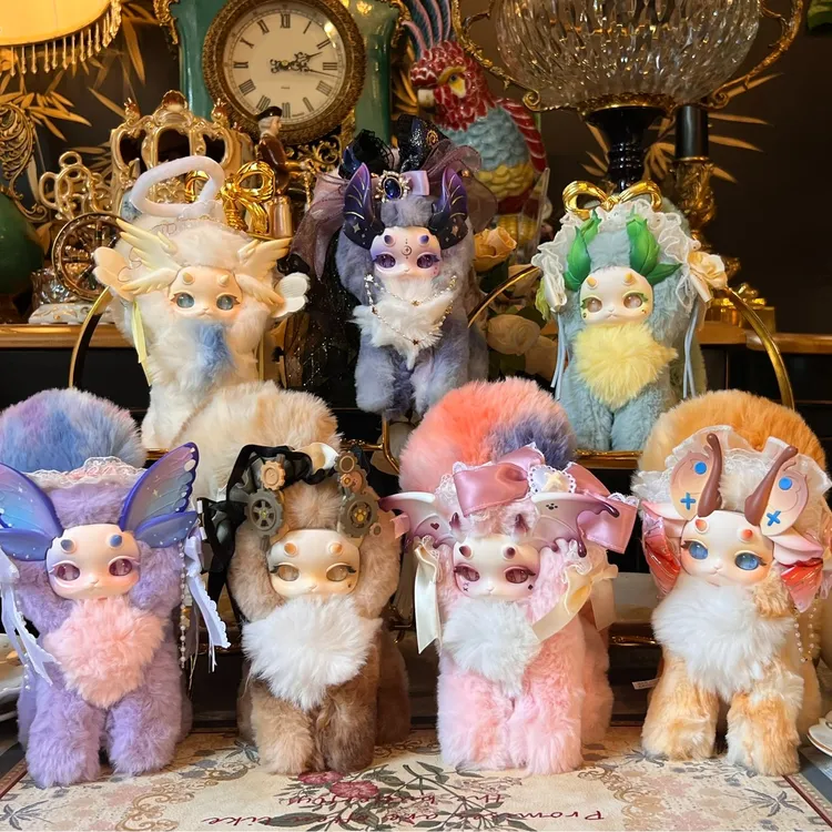 正版现货潮玩盲盒猫猫龙幻想生物魔法学院玩具公仔手办男女孩礼物