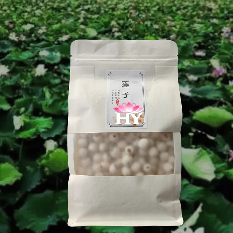 新货湘潭500克寸三莲免泡无硫新鲜无芯莲子湖南特大白莲子干货