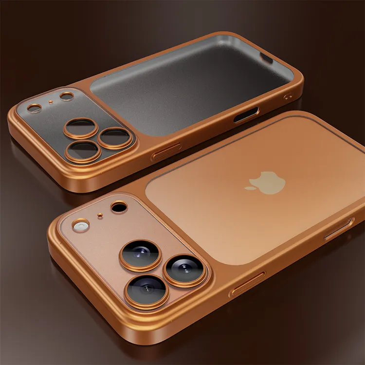 适用苹果17ProMax手机壳iPhone16Pro原机超薄磨砂镜头全包防摔款