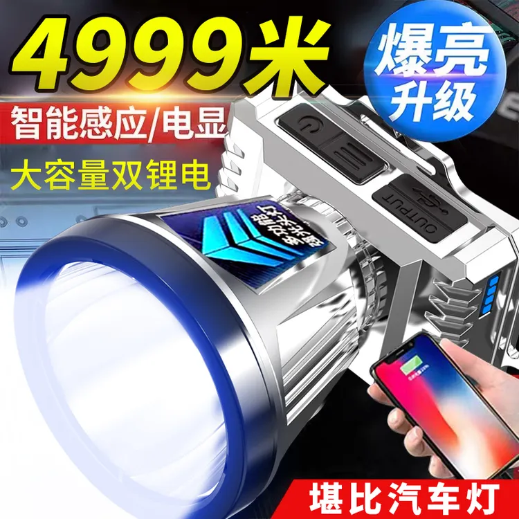 LED强光头灯充电超亮远射户外头戴式钓鱼灯手电筒超轻锂电小矿灯