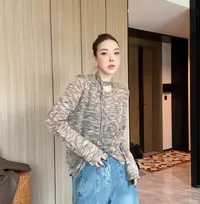【丽丽推荐晕染毛衣 （配送腰带 ）