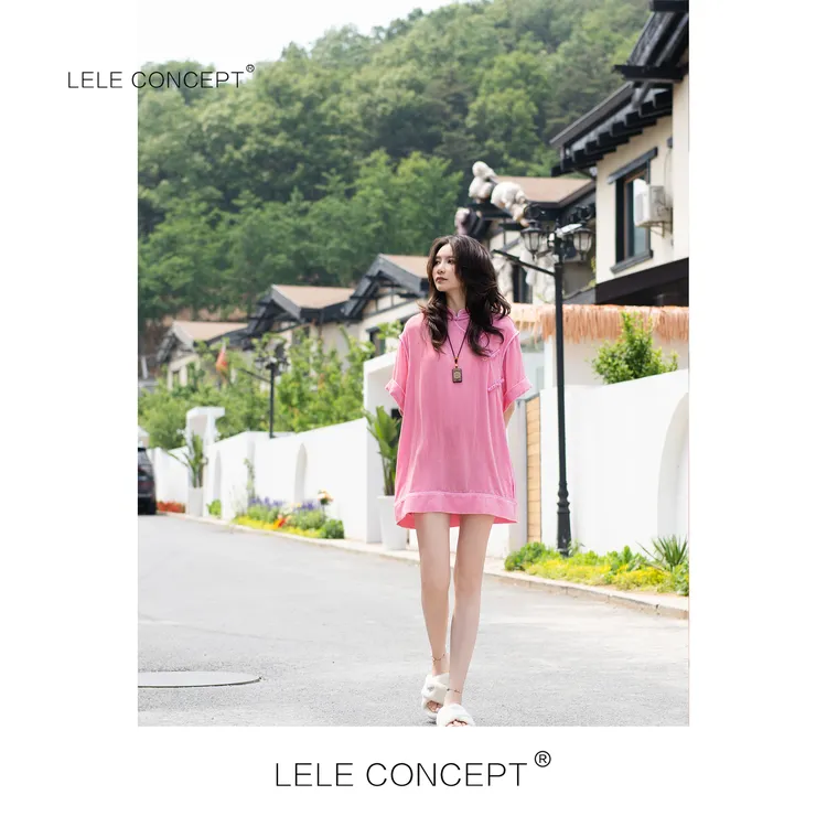 LELE CONCEPT丨【美超】丝绒国风旗袍上衣S1089