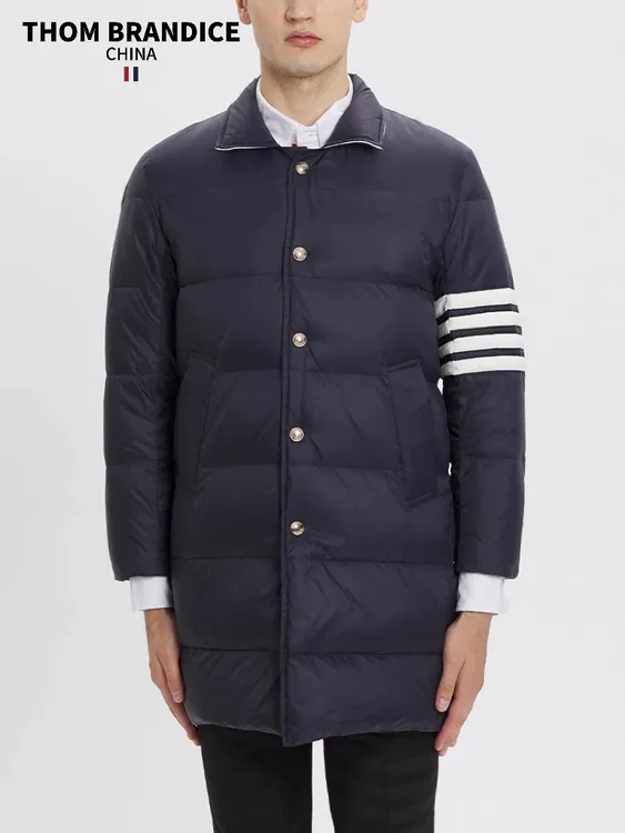 【官方旗舰】THOMBRANDICE汤姆布郎立领羽绒服翻领冬季保暖tb羽绒服