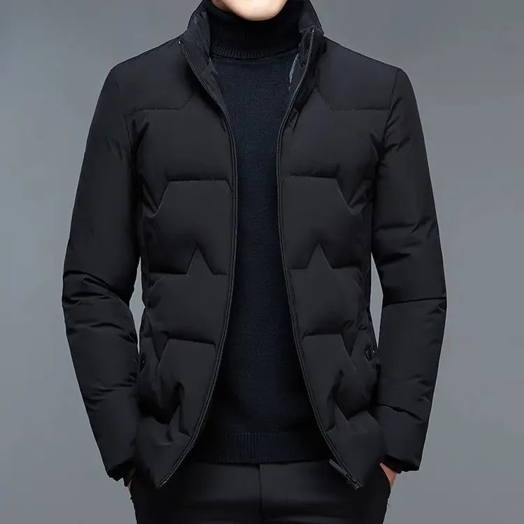 男士棉衣秋冬季新款棉服商务休闲加厚保暖棉袄中年冬装外套男