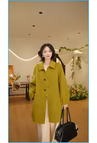 7LU《浪漫邂逅》你与冬季的对白苏力贝贝绵羊毛韩版大衣