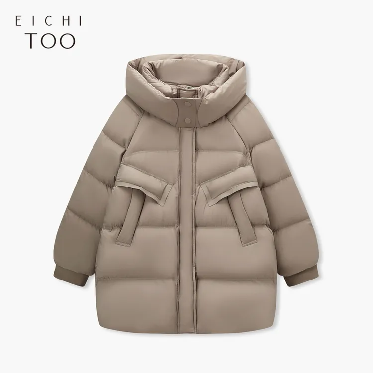 【90绒】爱居兔冬季经典立领时尚泡芙款羽绒服EWRAJ4P031A