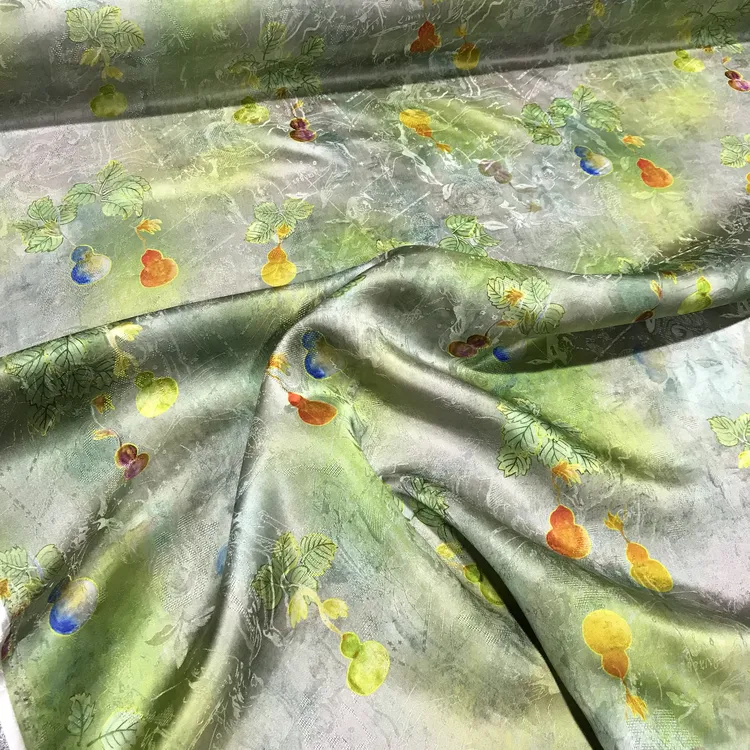 粉丝福利 香云纱花萝面料