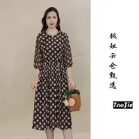 M1790连衣裙显瘦气质时尚百搭中长款休闲裙子女