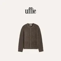 UFFIE于绘 节子花纱针织开衫