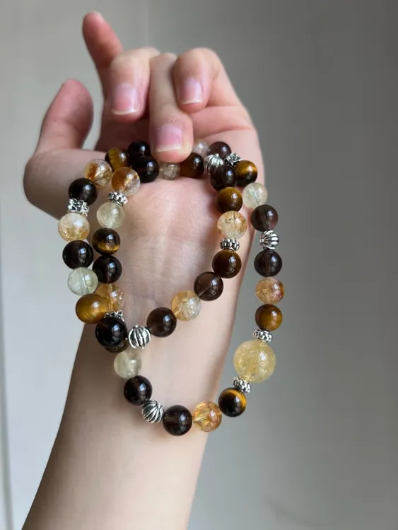 08 孤品一图一物一拍原创水晶设计金霸手串