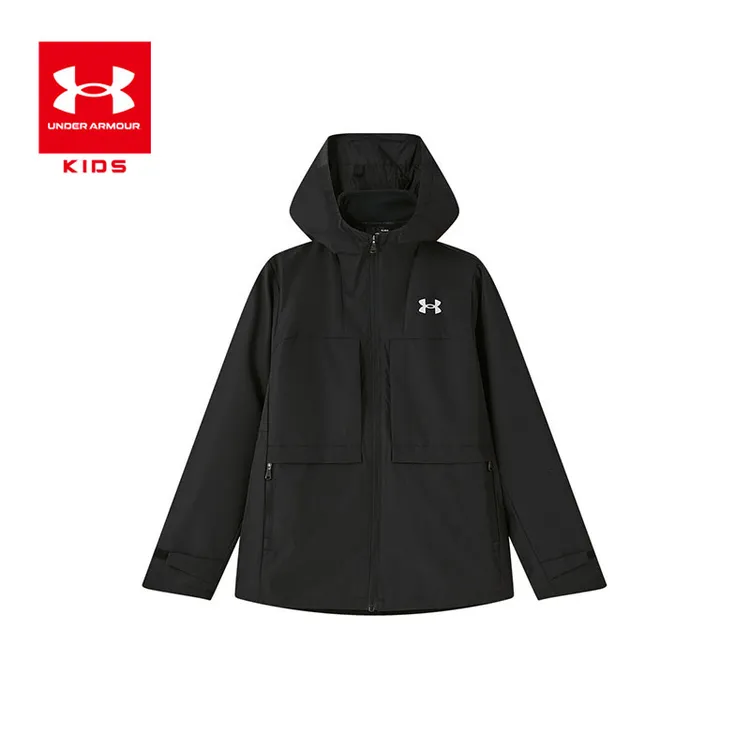 【安德玛童装】朱雀三合一三防软壳外套连帽两件套户外运动登山2824