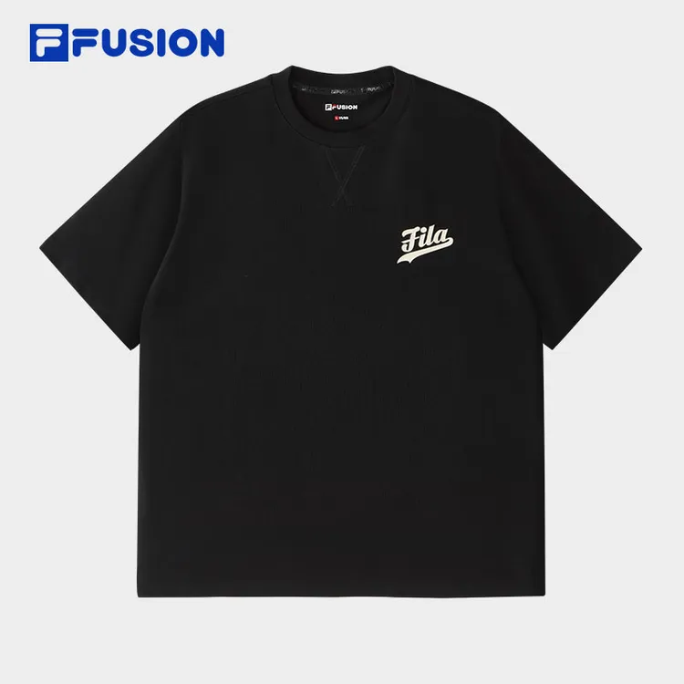 FILA FUSION斐乐运动短袖T恤男士夏季透气百搭半截袖T11M517101F