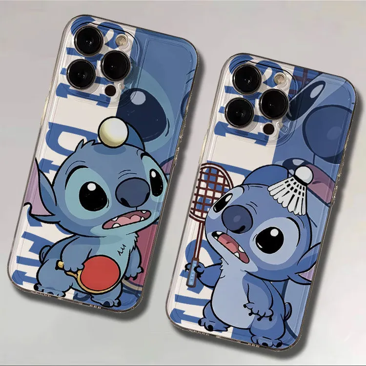 打球史迪仔适用苹果16手机壳小米15透明红米VIVO华为荣耀OPPO一加