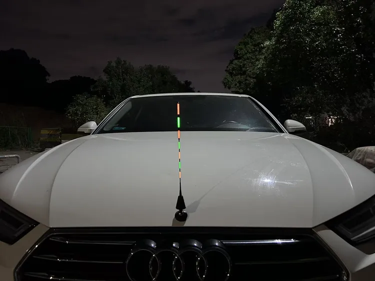 磁吸夜光漂底座万向调节底座425电池细牙螺纹实心3D打印底座