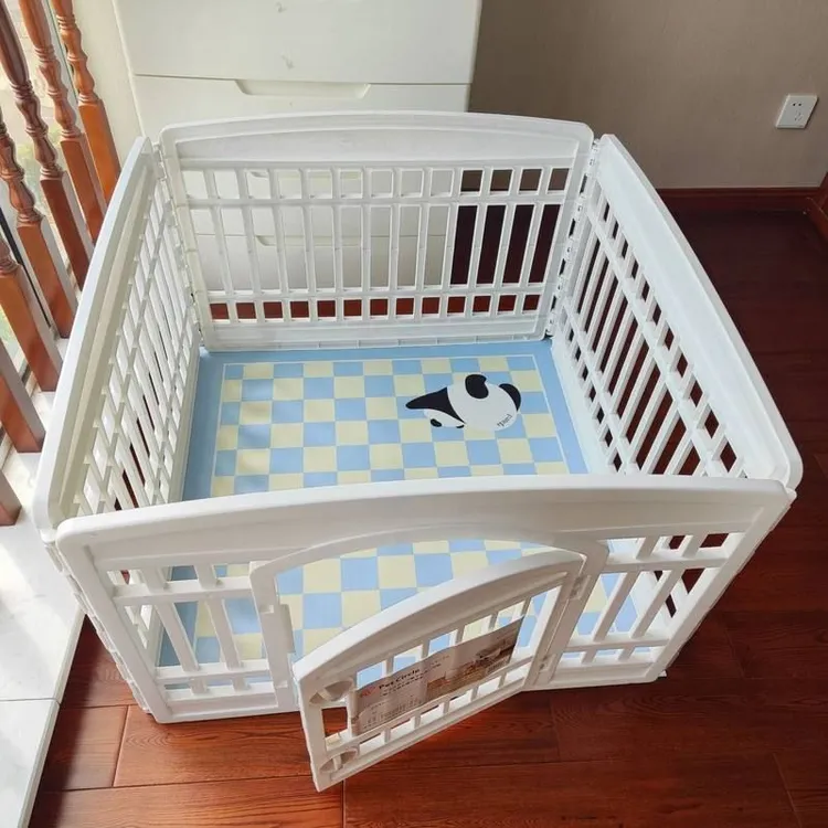 爱丽丝狗围栏室内栅栏小体犬狗围栏防越狱小型犬宠物狗笼狗窝轻巧