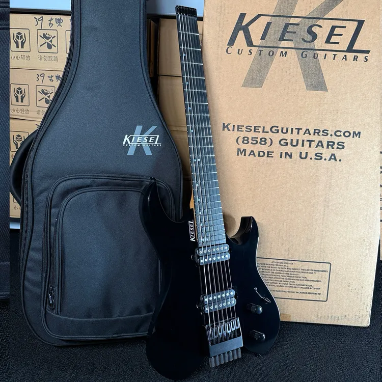 美产手工kiesel Vader 7弦无头七弦无头新派前卫金属核电吉他  