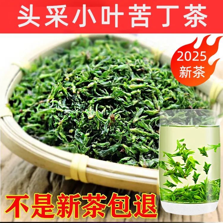 2025年新茶上市头采小叶苦丁茶嫩芽正品四川苦丁茶青山绿水花茶茶