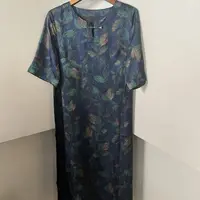 【青青】新中式真丝宋锦高级感国风显瘦透气洋气连衣裙CH16