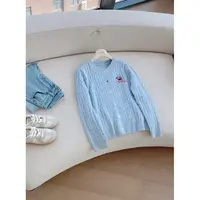 【丹姐家~蝴蝶结小狗开衫】法式慵懒小狗刺绣针织开衫