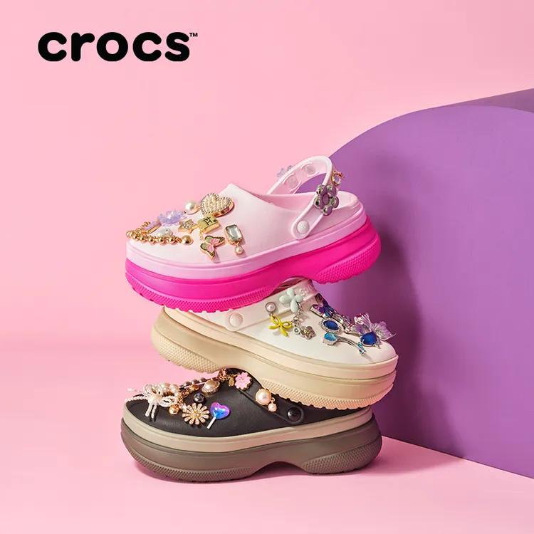 CROCS/卡骆驰经典堆堆洞洞鞋欧若风厚底沙滩鞋|211355