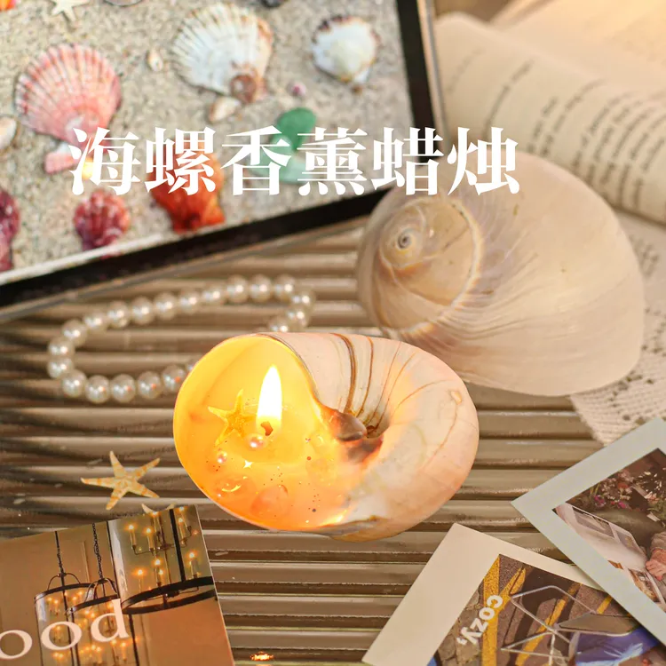 海螺香薰蜡烛生日礼物女生闺蜜毕业送老师男朋友实用的小众高级感