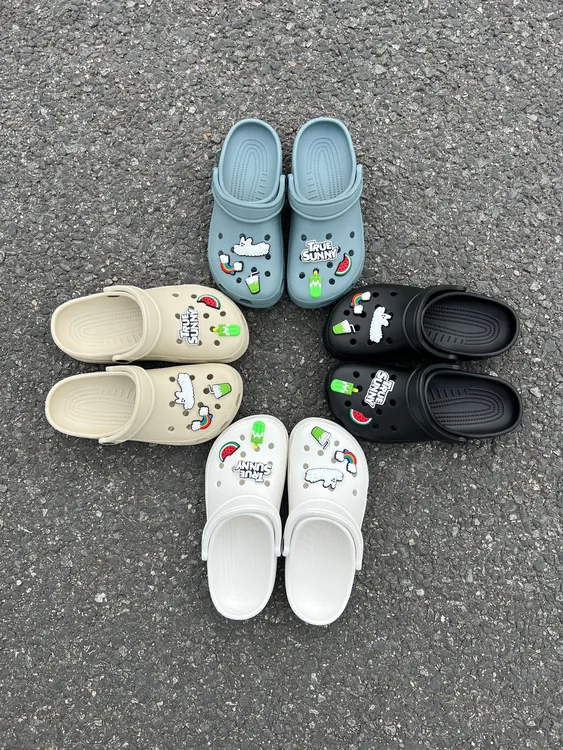 （明星洞洞鞋3cm）夏季情侣透气女拖鞋EVA耐磨防滑洞洞鞋新品推荐