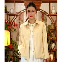 【董小姐】！炸福利！真丝提花蚕丝棉新中式外套女短款