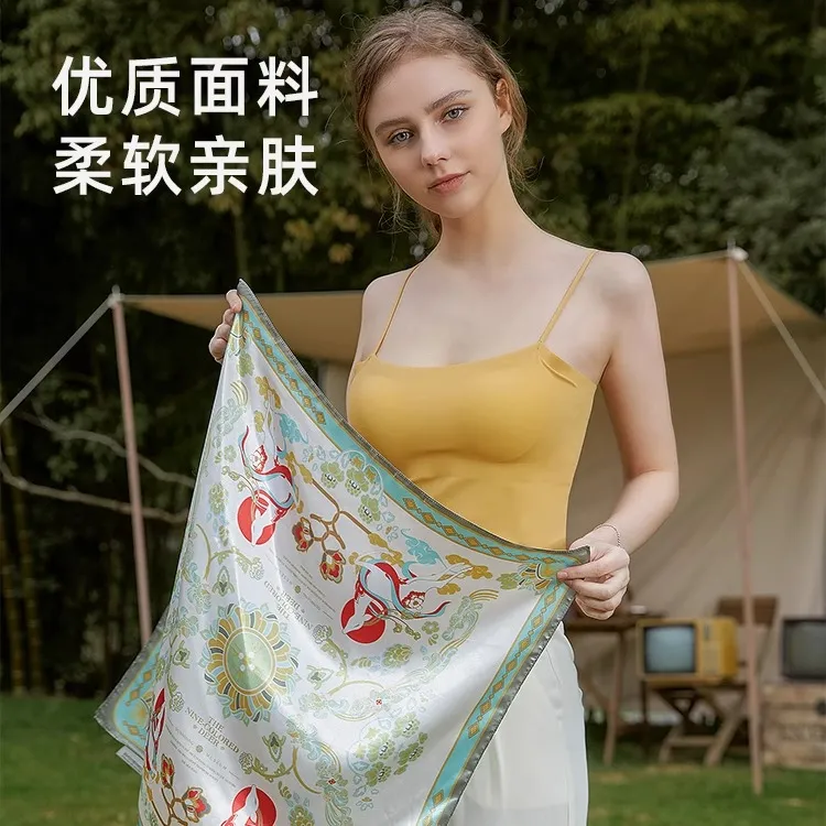 敦煌博物馆九色鹿系列丝巾文创丝巾-JFDH