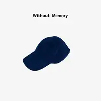 Without Memory 棒球帽极简风平檐灯芯绒鸭舌帽子WF260MZ
