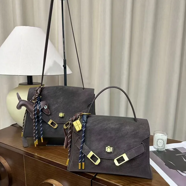 【KELLY邮差】托特包真皮女士气质单肩包波士顿一体款休闲包拉链款轻奢时尚百搭