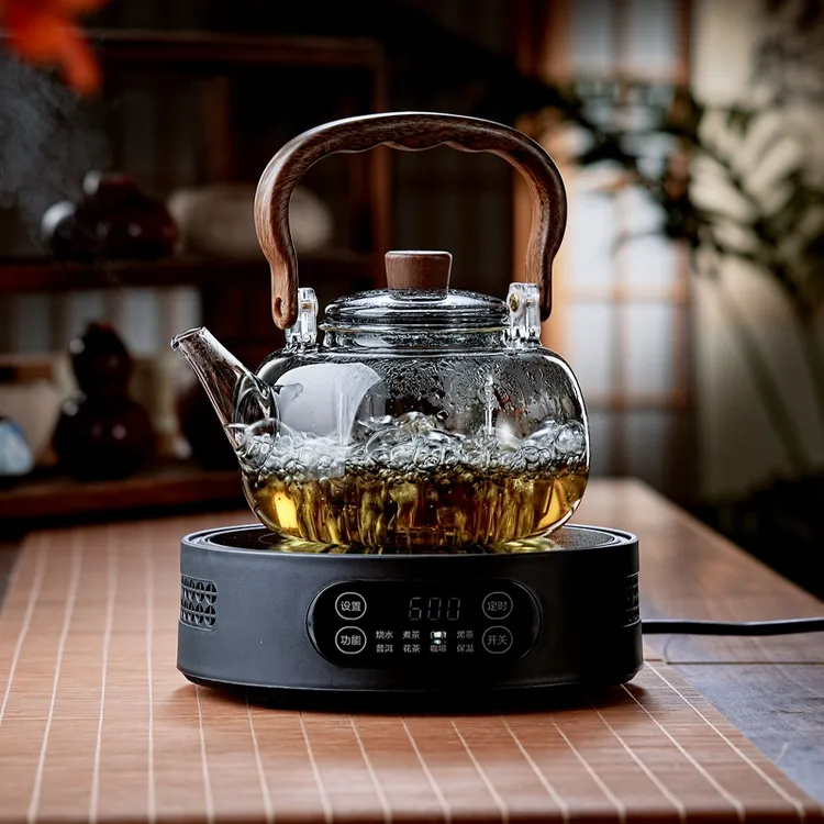 全度玻璃茶壶煮茶壶煮茶器2026新款煮茶炉玻璃烧水壶提梁壶