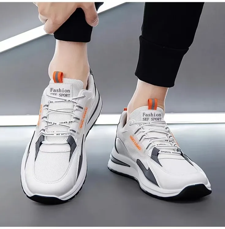 专柜同款断码鞋秋季男士休闲鞋低帮透气防滑运动跑步鞋软底网面鞋