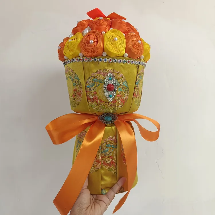 藏式永生花适合佛堂供奉的精美花束
