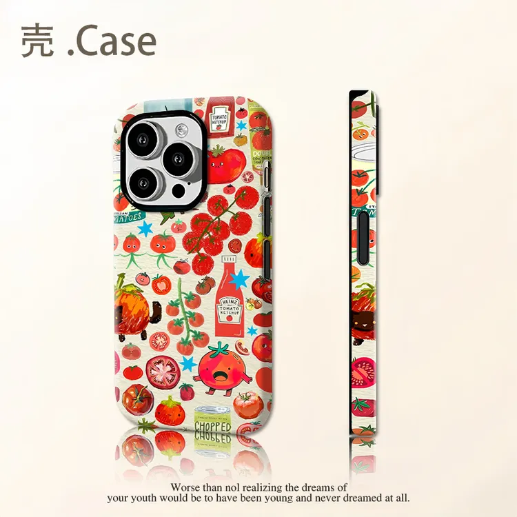 番茄派对适用于苹果iPhone17promax安卓小米OPPO华为VIVO手机壳