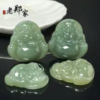 【老郑家】和田玉佛公挂件 （多样性发一件）1348