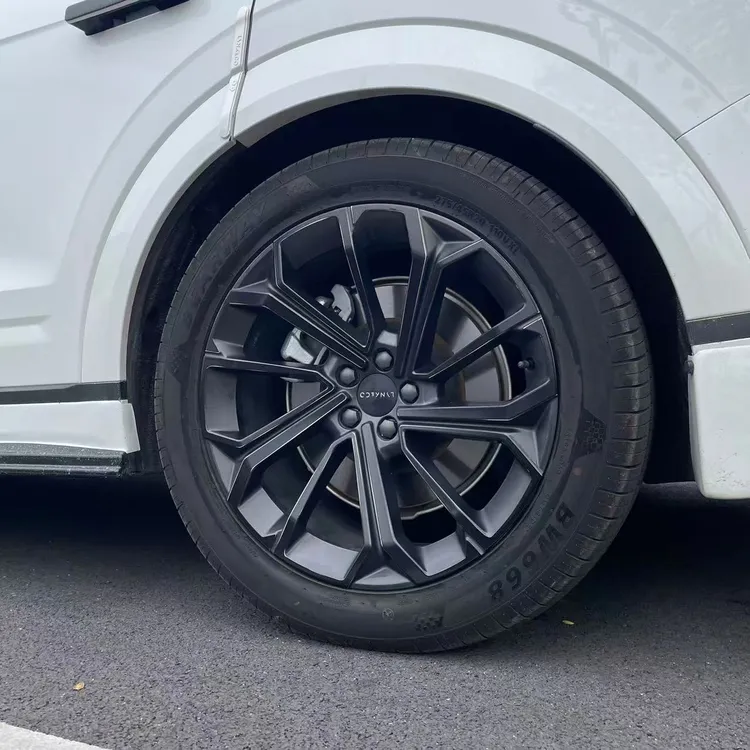 适用于领克09轮毂贴纸专用车轮装饰装黑化车贴黑武士改装汽车配件